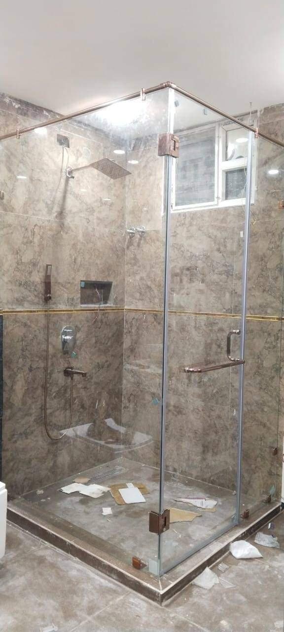 Bathroom Glass Door Hinge Replacement fitted by FabWise in Gurugram & Noida — photo 3